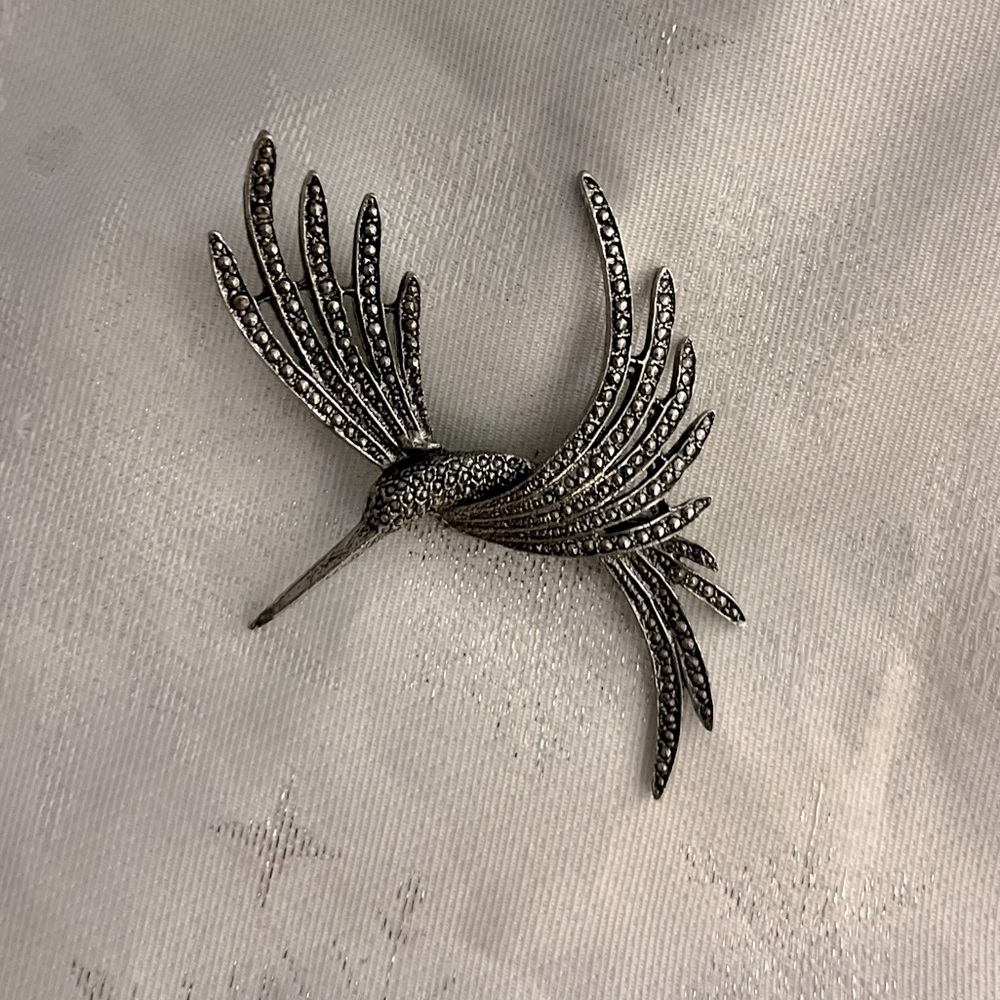 Vintage Hummingbird Brooch